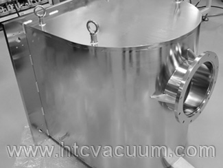 Htc vacuum customized D-shape vacuum chamber for your request
