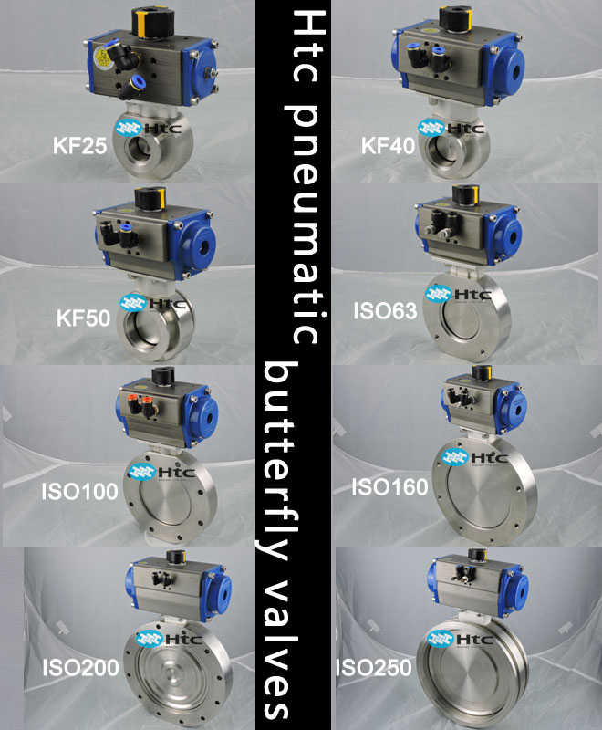 Vacuum butterfly valve series