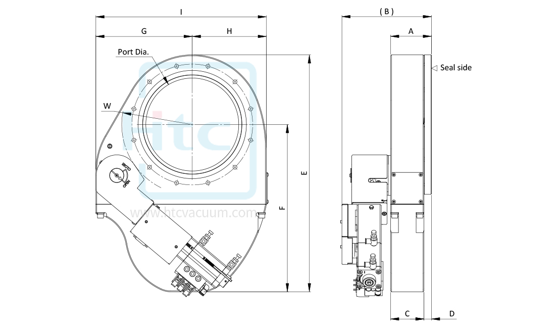 3 Position pendulum valves spec. Drawing