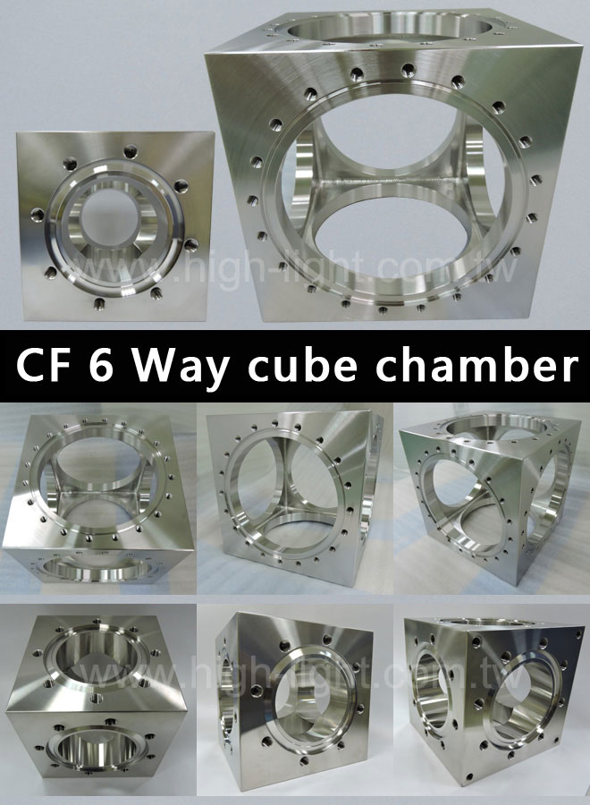 Various UHV CF cube chambers