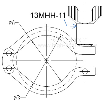 13CS Heavy Duty Double Pin Clamp