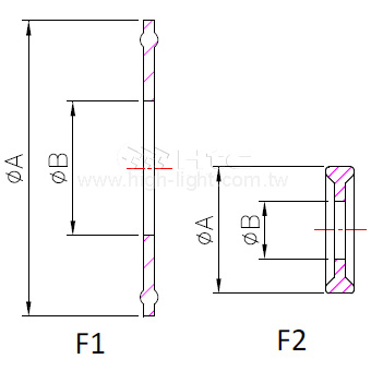 Ferrule Gasket Plain type 13PG