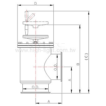 ISO Flange | Manually Operated with Bellows