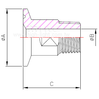 21MP - MALE NPT Adaptor