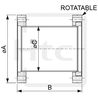 CF Nipples(One Flange Rotatable)