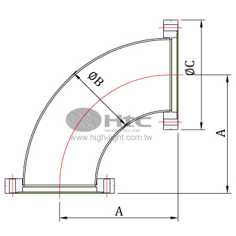 CF 90° Elbows-Fixed