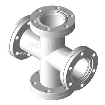 4-Way Crosses | Vacuum Fittings & Components : Htc vacuum