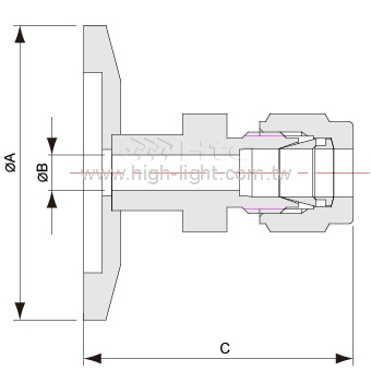 KF-Swagelok Adaptor