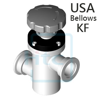 Manual KF Z-inline valves with bellows-USA