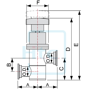 KF Flange without Bellows(USA)