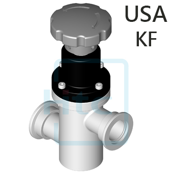 Manual KF Z-inline valves no bellows-USA