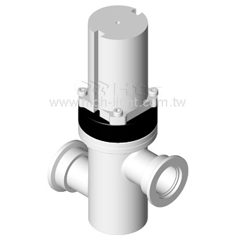 Z-inline Valve | Pneumatically Actuated | Vacuum Valve : Htc vacuum