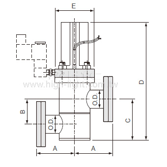 CF Rotatable Flange with Bellows Attached Reed Sensor(USA)