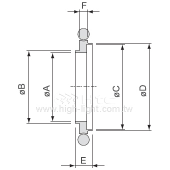 KF Centering Ring Adaptor & O'Ring