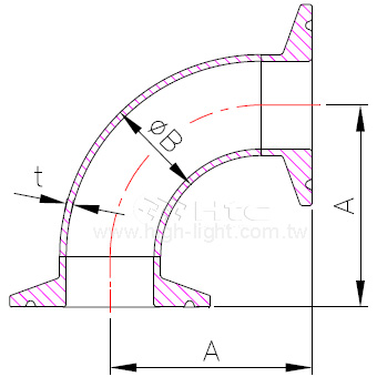 2CMP - 90°Elbows