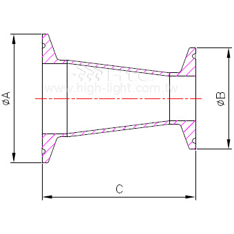 L31-14MP - Conical Reducing Adaptor