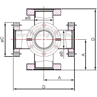 CF 6-Way Crosses-Fixed