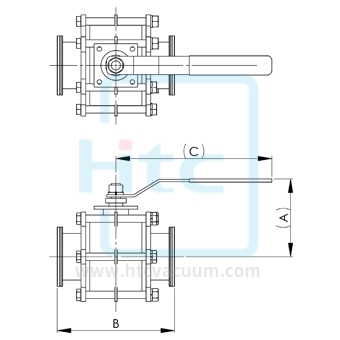 ISO ball valves-Manually