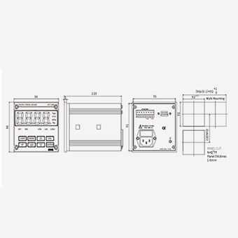 KP120N Pirani Vacuum Gauge Controller