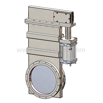 高真空閘閥(塗潤滑油) | 真空閘閥 Vacuum gate valve : Htc日揚真空