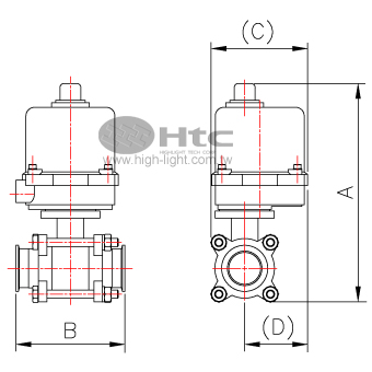 KF Ball Valve - Motor Drive