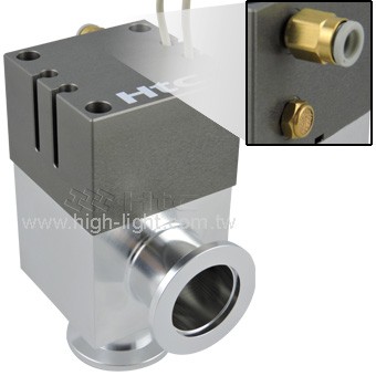 HV Aluminum block valves-Pneumatic normally open single with bellows & sensor