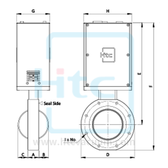 ISO-F TYPE APC BUTTERFLY VALVE with DeviceNet