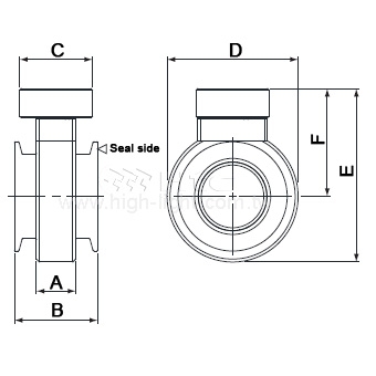 KF type Manual butterfly valve