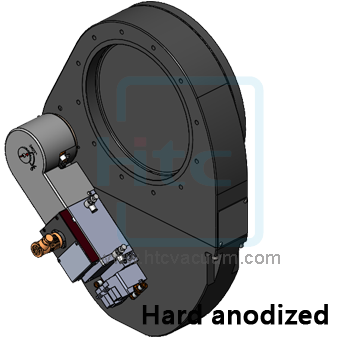 Pneumatic pendulum valve of vacuum valves for high vacuum chamber control system by Htc vacuum